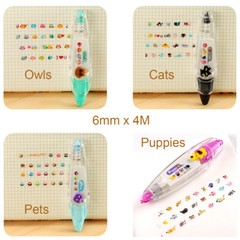 Wrapables Novelty Sticker Machine Pens, Decorative DIY Stationery Supplies
