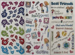 NEW Vintage Me & My BIG Ideas MAMBI Scrapbook Stickers Mixed Lot 6 Sheets