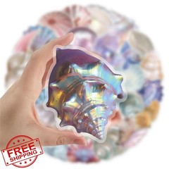 Flurendo Colourful-d1 50Pcs Seashell Stickers