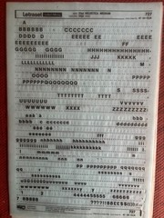 6 Letraset INSTANT LETTERING Transfer Letters 20pt-24pt Helvetica Medium 7
