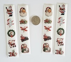 20 Cute Small Vintage Style Christmas Stickers/Holiday Stickers/Christmas Seals