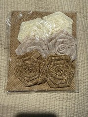 Scrapbooking Crafting LOT Ribbon, Flowers, Burlap, Trims, Clothes Pins, Sticker