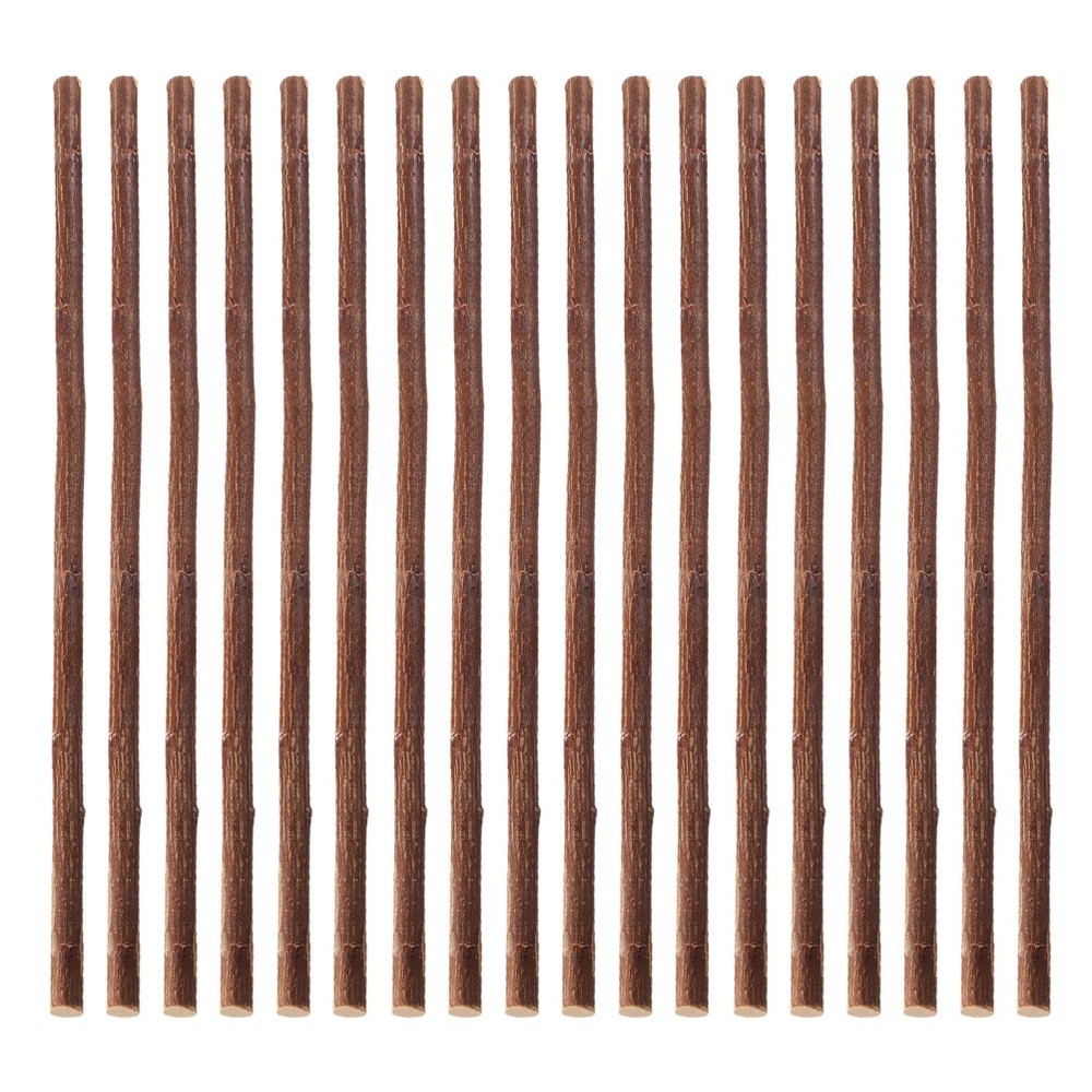 50Pcs Reusable Natural Wood Sticks Coffee for DIY Craft Wood Branch Rustic Decor