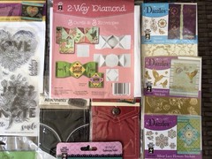 HOT OFF THE PRESS LOT-Stamps-Dazzles-Pockets-Brads-Folder~NEW