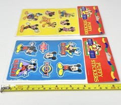 Lot 3 Packages Of Vintage Puffy Stickers Disney Mickey Goofy Pluto & Easter Read