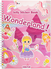 Jelly Sticker Books for Toddlers 2-4 Years, Reusable Sticker Book (Vehicles)