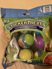 Disney/Pixar CARS TOY STORY MONSTERS NEMO 8 Easter Sticker Filled Eggs New (2)