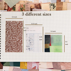360 Sheets Vintage Scrapbook Paper Pack, Retro Aesthetic Journaling Supplies for