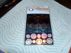 Pattern Stickers Modern Metallics For Journaling, Notebooks, Water Bottles Etc.