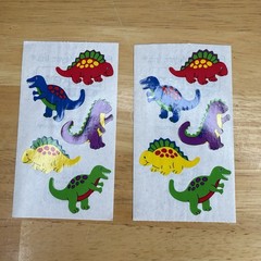 FMI Frances Meyer Inc Stickers Smiling Dinosaurs Sets 2 T-Rex Stegosaurus Read