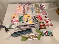 Lot of 20 Handmade Tags Junk Journal Ephemera Gift Tags Asst Sizes Modern style