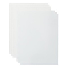 Waterproof Clear Sticker Paper – 20 Transparent Sheets, 8.5×11, Printable for In