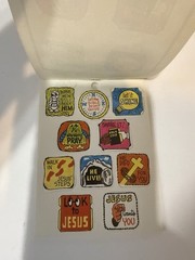 Vintage MOD MOTTO Seals Book Standard Publishing Ephemera 130 Seals Religious