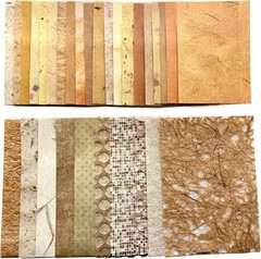 Textured Scrapbook Paper Mesh Fabric – Junk Journal Supplies Assorted Set 51 She
