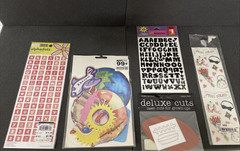 Lot of 50 Large Scrapbooking Lot Stickers Dimensional Stickers Stickers Cut outs