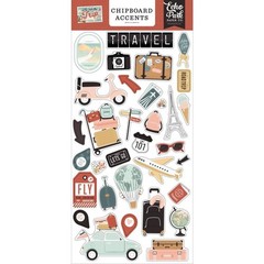 Echo Park Paper 6″ x 13″ Chipboard Accents – Let’s Take the Trip
