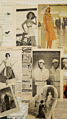 LOT 25 pc Vtg WOMEN/GIRLS FASHION Ephemera Pack Junk Journal Scrapbook Print Ads