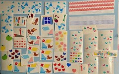 Lot Of Vintage Mrs. Grossman’s Stickers Baby, Hearts, Rain Drops, Cowboy, Food