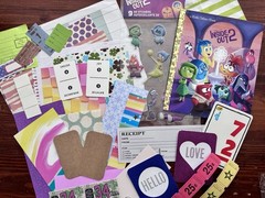 Junk Journal Scrapbook Inside Out Little Golden book Ephemera Pack