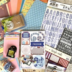 LOT NOS Scrapbooking Card Making Craft Albums Papers Stickers Bling Sheets Tools