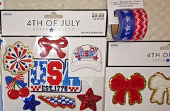 Patriotic 4th Of July HUGE NEW LOT 21pc Stickers Patches Red White Blue USA Flag
