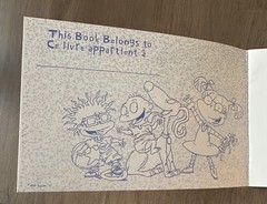 Rugrats My Sticker Album Book 1997 Viacom stickers Nickelodeon Sandylion Designs