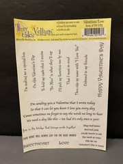 MME Tiny Tales Vellum Sticker Sheet–VALENTINES LOVE SWEETHEART poems notes