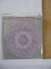 Recollections SOPHIA 6″ Removable Stickers Flowers Round 2 Pieces NOS