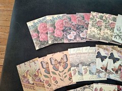 100 Pc Scrapbooking Supplies JJ Craft Kit Florabunda Theme Ephemera New Product