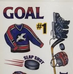 Hockey Stickers by American Traditional Designs Crafts Scrapbooking