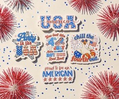 4th Of July Sticker Pack/USA/250th Anniversary/1776/Patriotic/America