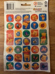Vtg Winnie Pooh Stickers Lot Sandylion Hallmark Disney Scrapbook 2 Sealed Packs