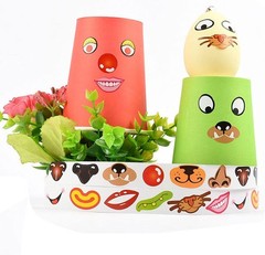 600 Pcs Colorful Nose Stickers Labels & 600 Pcs Colorful Mouth Stickers Labels –