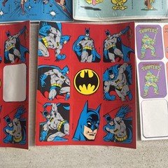 Vtg Sealed & Loose 80s DC Super Hero Batman Grimmy Gibson Greetings 20+ Sheets