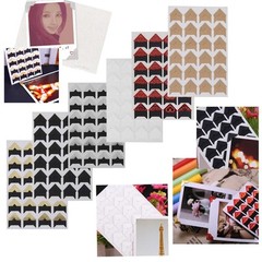 10 Sheets Self Adhesive Paper Photo Album Corner Stickers For DIY