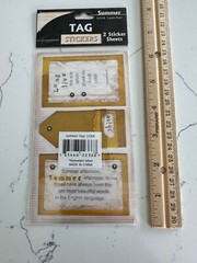 Memories Complete Remember When Summer Tag Stickers Shine Flower Scrapbooking
