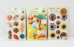 K&COMPABY Stickers 3 Packs + Rebecca Sower Fresh Tags 4 Packs – New
