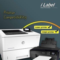 500 Sheets Full Sheet Label Sticker Paper for Laser & Inkjet Printers – 8.5×11