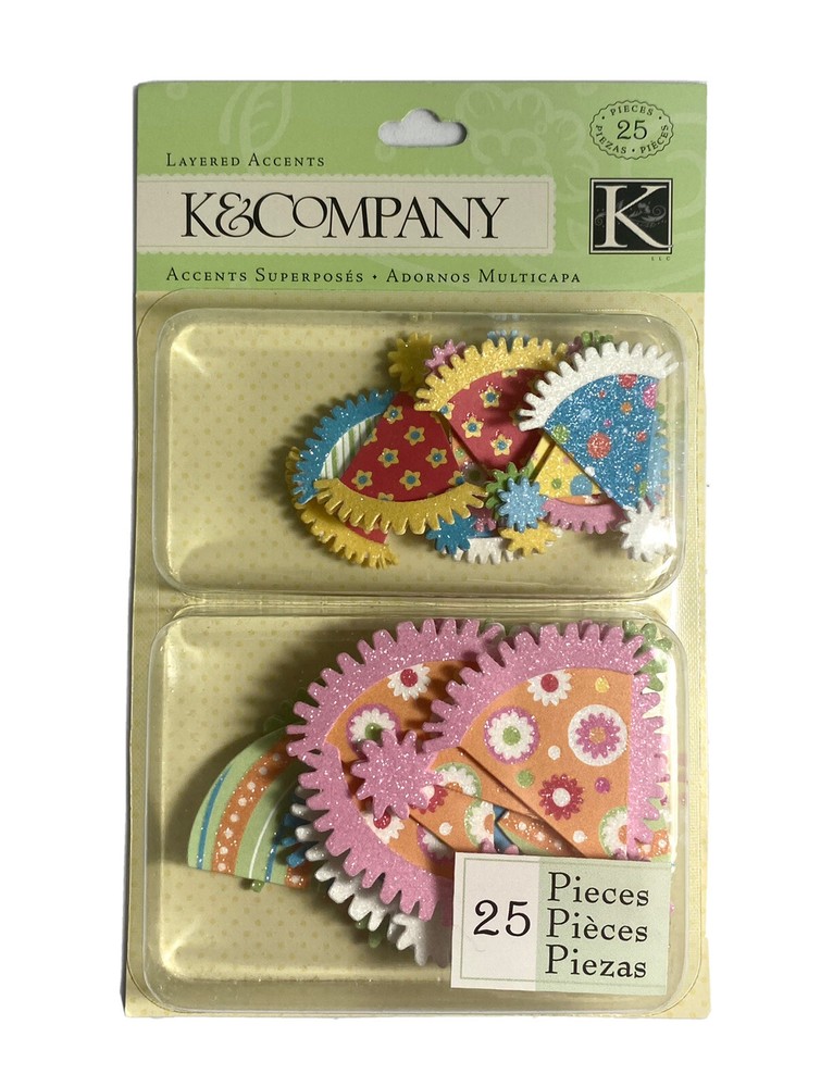 K&Company Layered Accents K Company Birthday Floral Party Hats