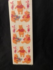 1996 1998 Sandylion Pooh Stickers: Choice of 6 stickers. Sealed New old stock