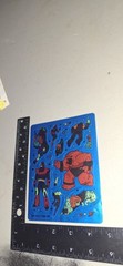 vintage Stickers,space Aliens Monsters Shiny Mylar Foiled Rare 1 Sheet 3m 1990