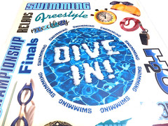 Swimming Relays Finals Freestyle Mark Swim Meat Diving Scrappin’ Sports Rub Ons