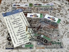 EK Phrase Cafe BOY THEMED PHRASES Craft Scrapbooking Sticker Pack Bundle Set