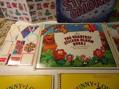 Vintage 1980’s Sticker Albums Books Lot Of 7 SW, GI Joe, Care Bears, Puffy, CP