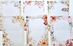 Floral Frames Junk Journals Invitations Notes