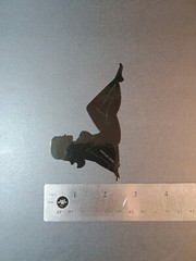 Vintage Stickers MUD FLAP GIRL Glossy Foil Vending Sticker VTG PVI Black 01
