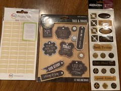 Lot of 13 different embellishments- 6 JBS, Jenni Bowlin , ribbon, K and Company