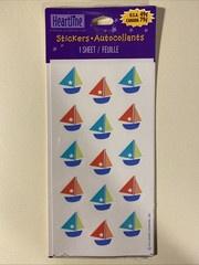 Sail Boat Sticker Sheet Scrapbook Planner Craft Stickers