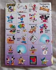 Day Runner Disney Mickey Mouse Sticker calendar book