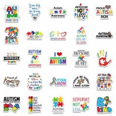 20 Pack Autism Awareness Stickers FREE SHIPPING SHIPS FREE FROM THE USA